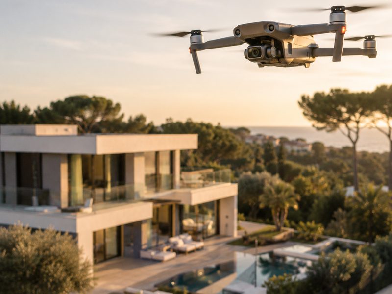 Tomas con drone